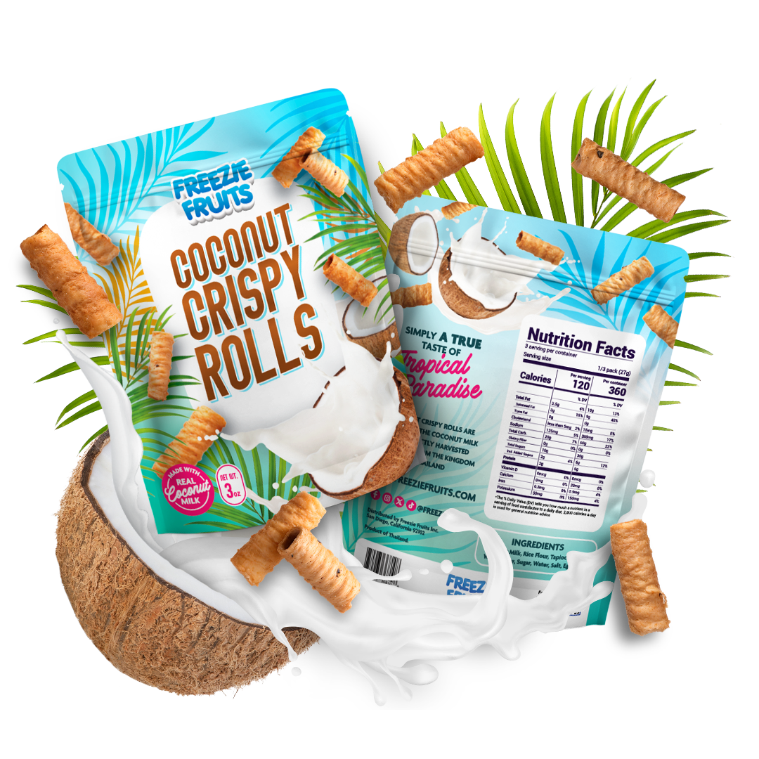 Our front and back packaging image includes relevant information such as ingredients and nutritional information.