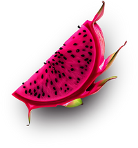 Colorful dragonfruit texture, giving life and freshness to the Freezie Fruits environment.