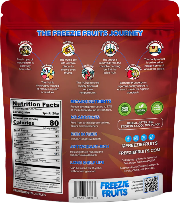 Apple Freeze Dried Fruit