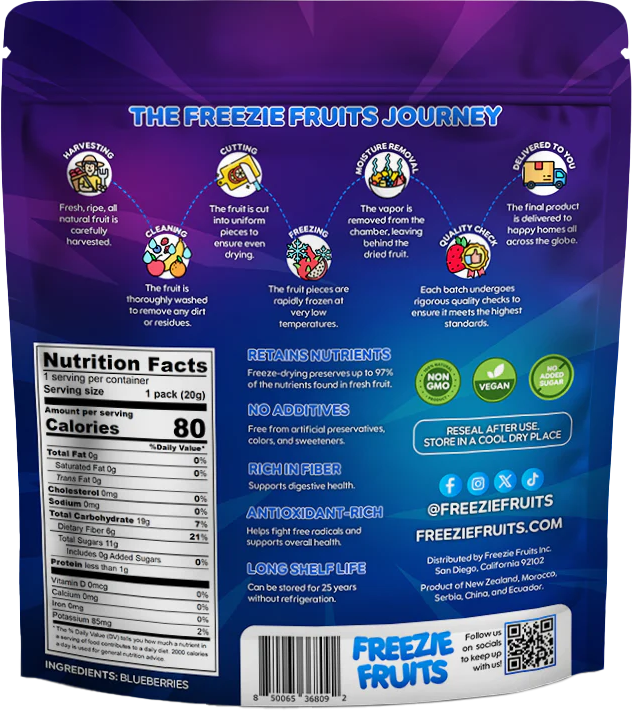 Blueberry Freeze Dried Fruit