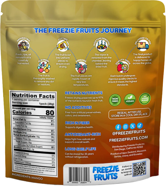 Mango Freeze Dried Fruit