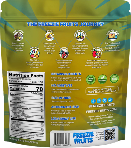 Pineapple Freeze Dried Fruit