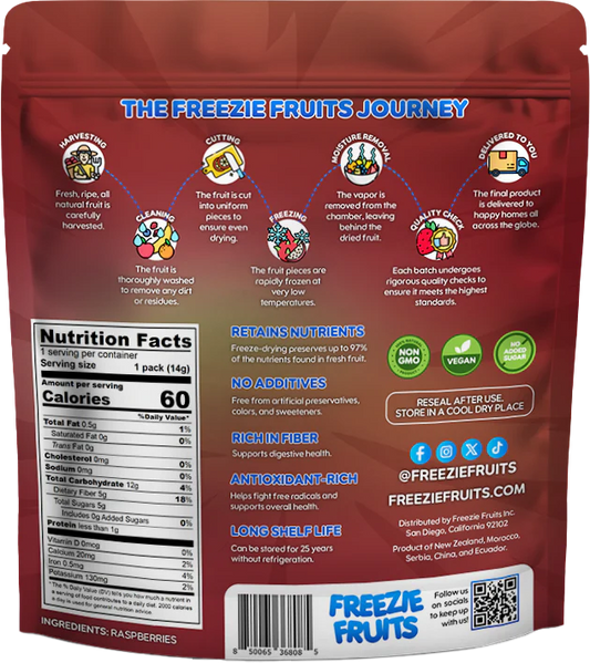 Raspberry Freeze Dried Fruit