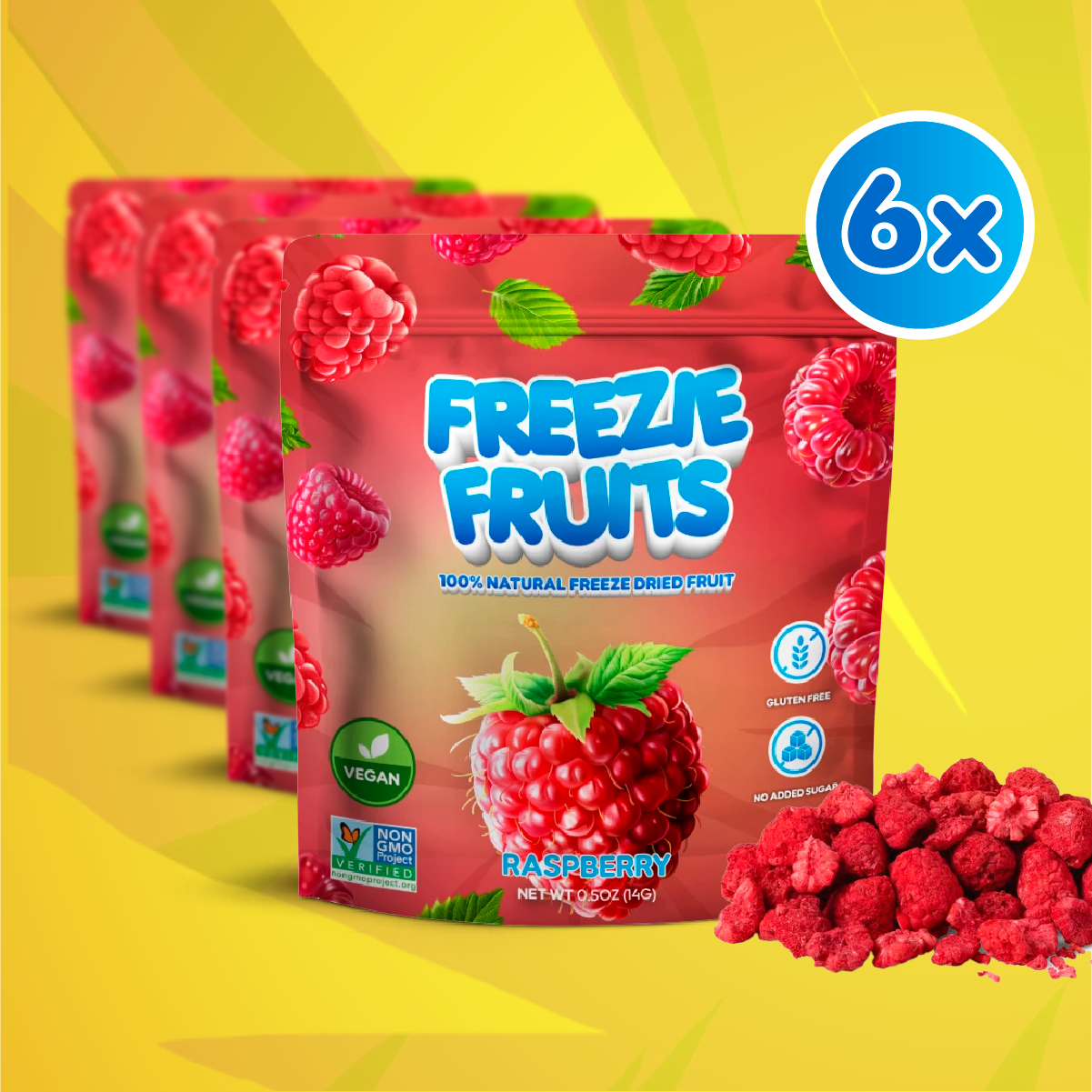 Raspberry Freeze Dried Fruit