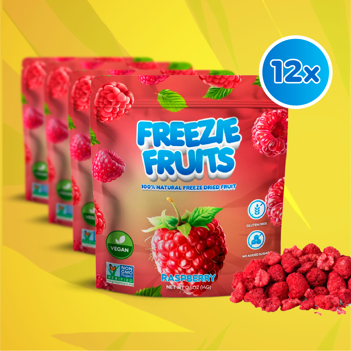 Raspberry Freeze Dried Fruit