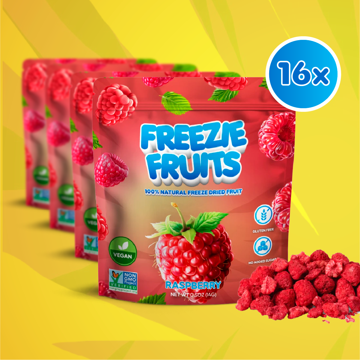 Raspberry Freeze Dried Fruit
