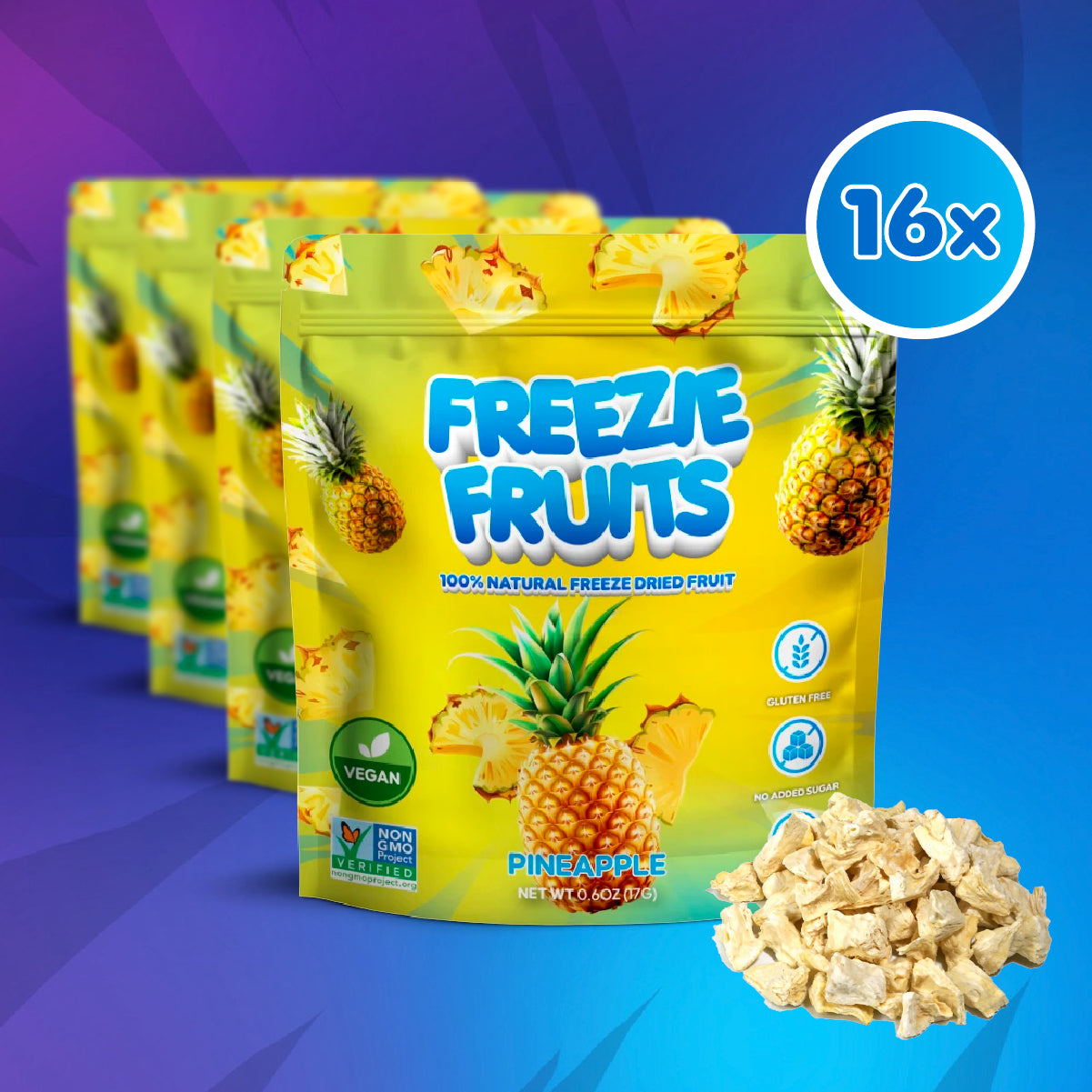 Pineapple Freeze Dried Fruit