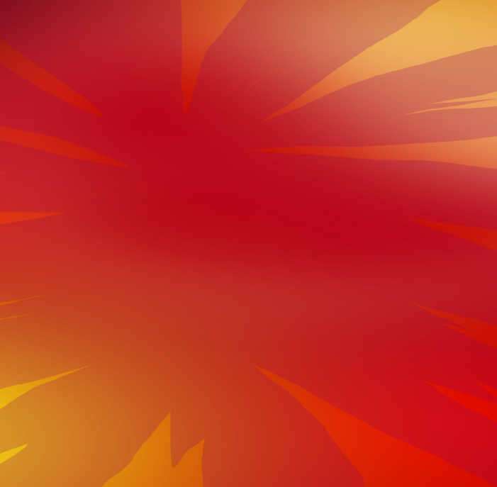Vibrant red and yellow background with the Freezie Fruits logo, reflecting freshness and tropical flavor in every visual detail.